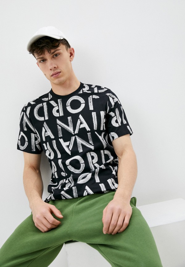 

Футболка Jordan, Черный, M J LBRAND SS AOP CREW