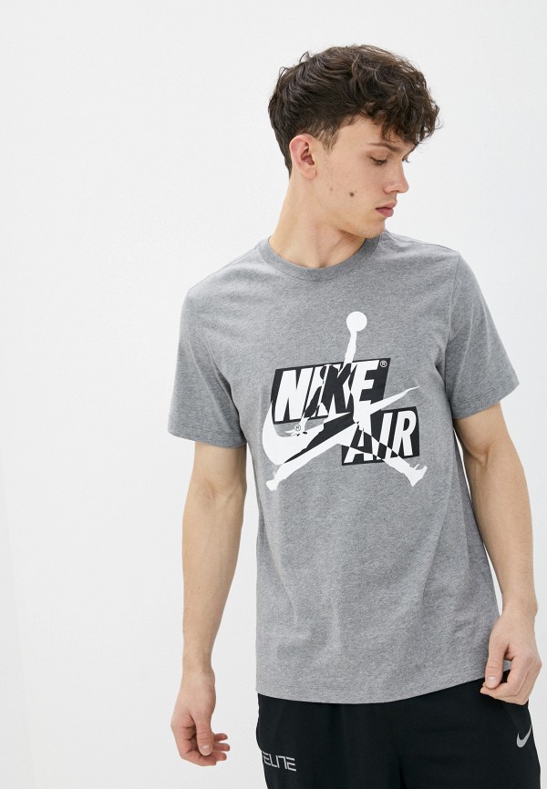 

Футболка Jordan, Серый, M J JM CLASSICS HBR SS CREW