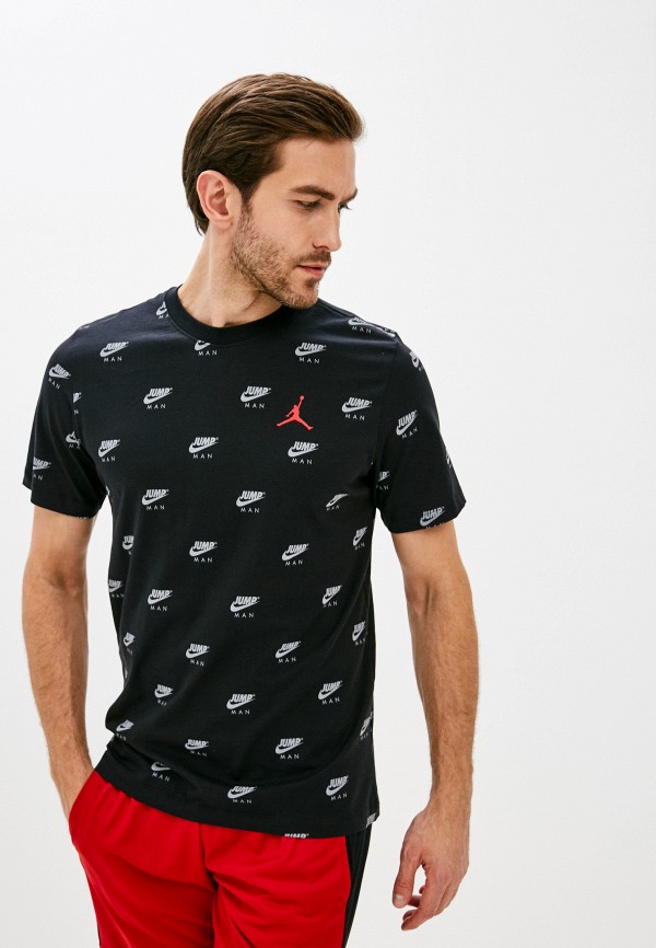 

Футболка Jordan, Черный, M J JUMPMAN AOP SS CREW
