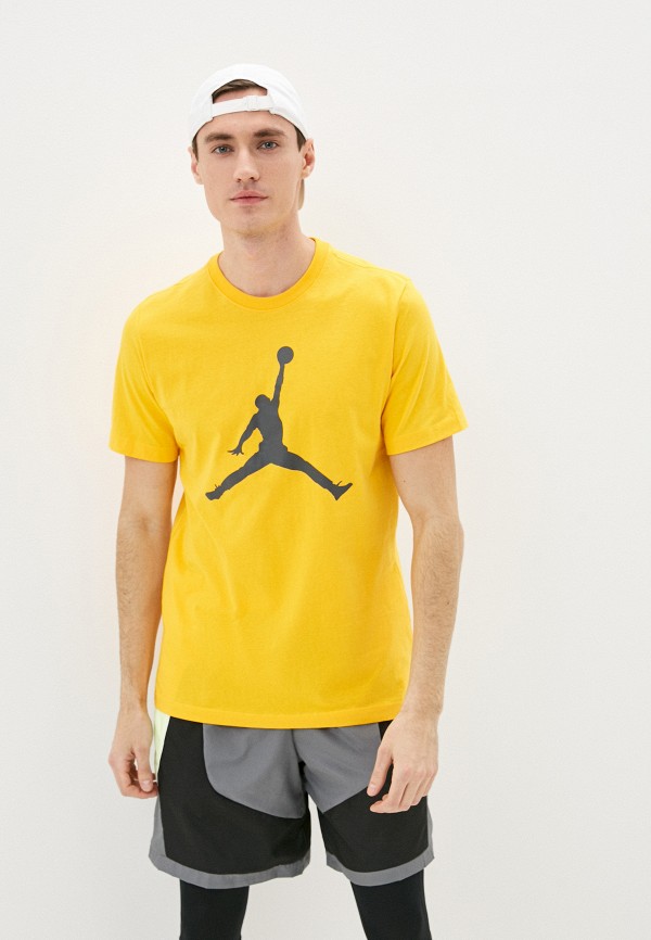 

Футболка Jordan, Желтый, M J JUMPMAN SS CREW