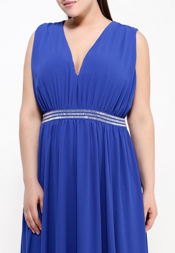 

Платье Just Joan, Синий, MAXI DRESS WITH EMBELLISHED WAIST