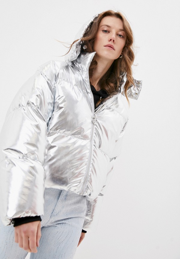 

Куртка утепленная Juicy Couture, Серебряный, ROSALIA VINYL JACKET