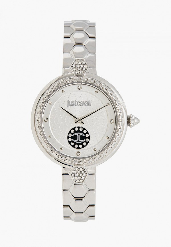 

Комплект Just Cavalli, Серебряный, часы и браслет