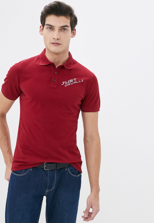 

Поло Just Cavalli, Бордовый