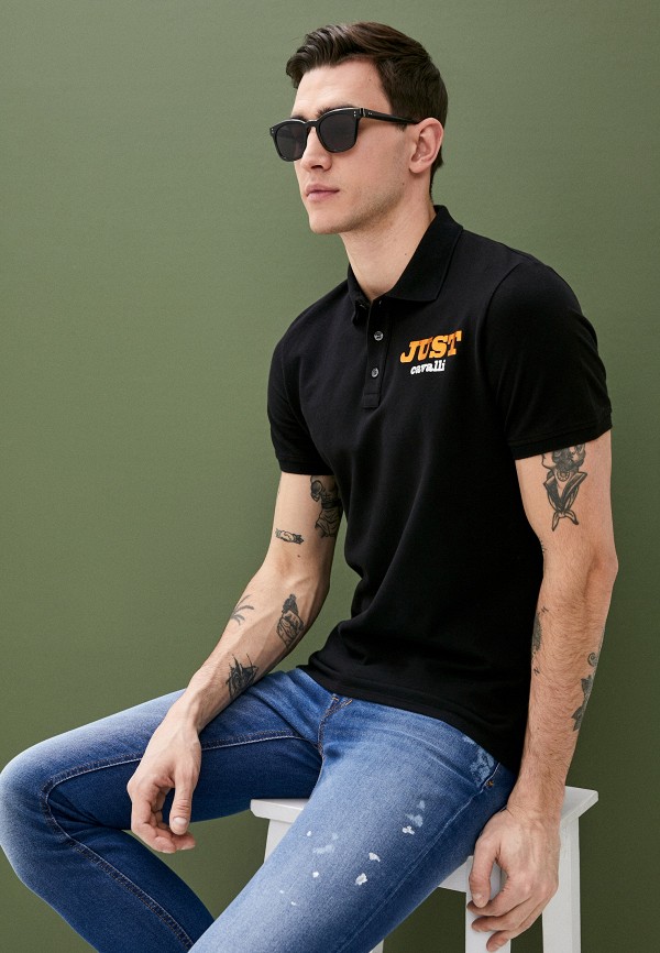

Поло Just Cavalli, Черный, Just Cavalli JU662EMHXKU8