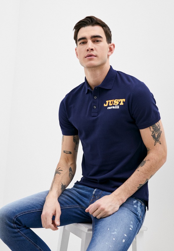 

Поло Just Cavalli, Синий, Just Cavalli JU662EMHXKU9