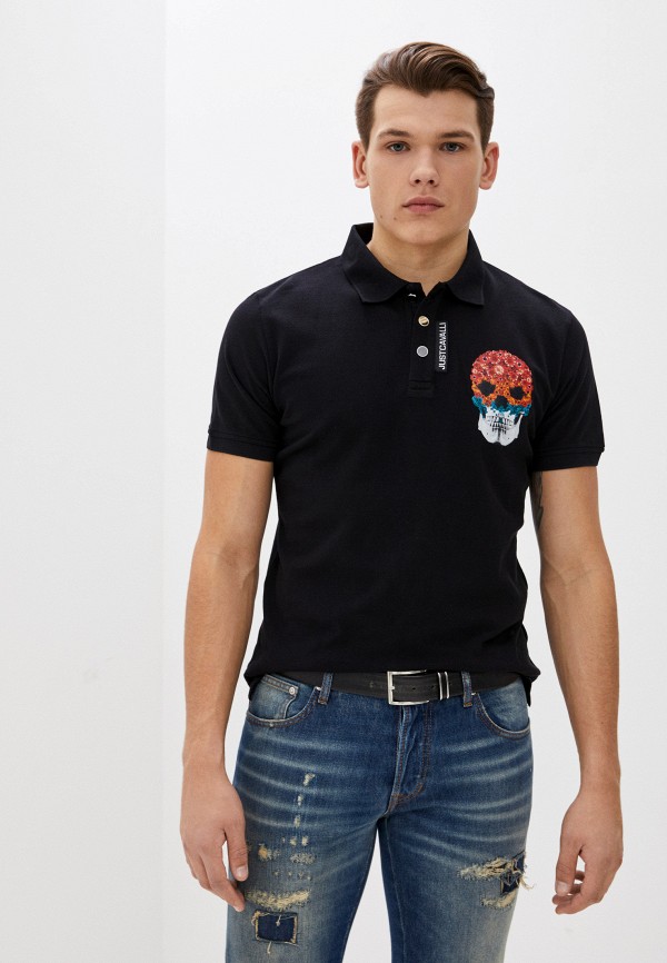 

Поло Just Cavalli, Черный