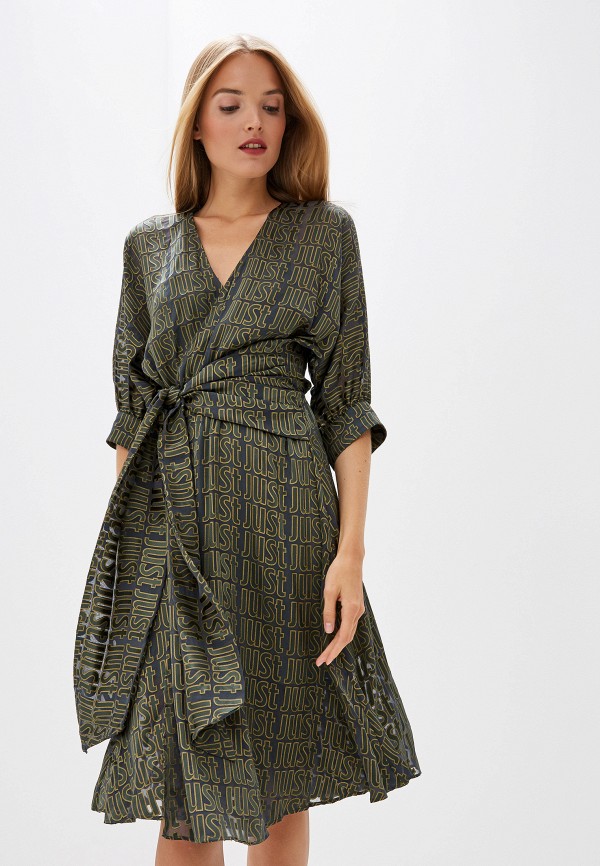 

Платье Just Cavalli, Хаки