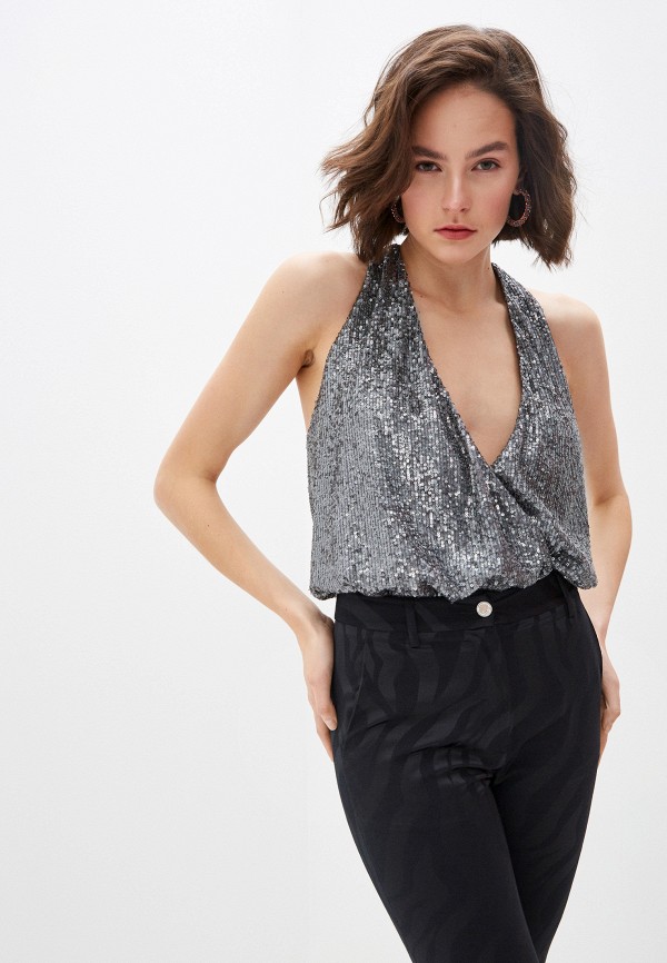 

Боди Just Cavalli, Серебряный