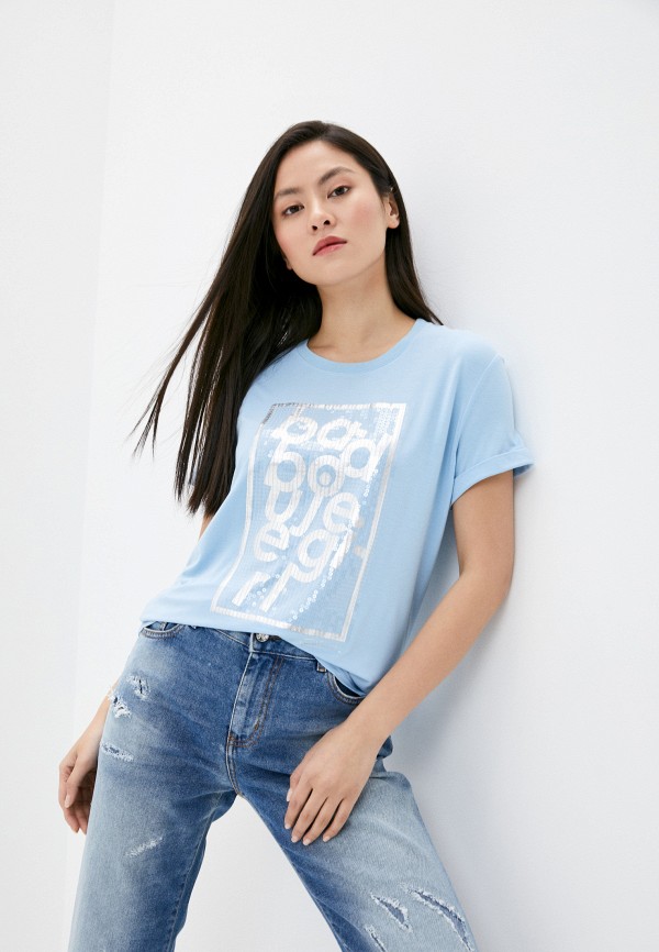 

Футболка Just Cavalli, Голубой, Just Cavalli JU662EWIZXQ8