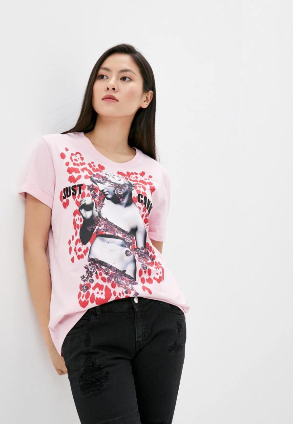 

Футболка Just Cavalli, Розовый, Just Cavalli JU662EWIZXQ9