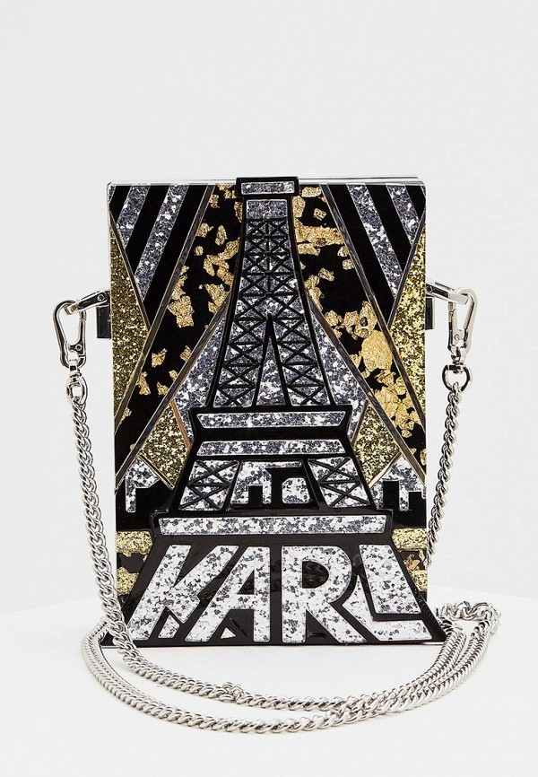 

Клатч Karl Lagerfeld, Серебряный