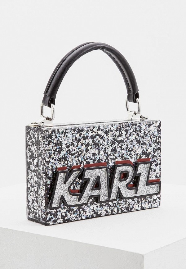 

Клатч Karl Lagerfeld, Серебряный