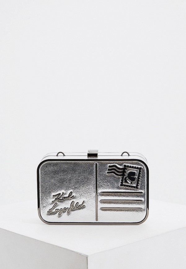 

Клатч Karl Lagerfeld, Серебряный