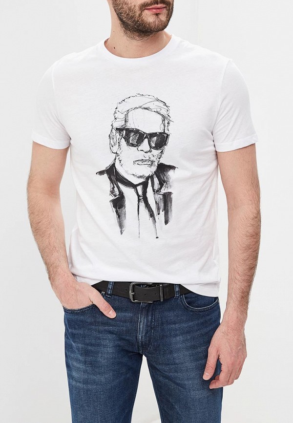 

Футболка Karl Lagerfeld; Karl Lagerfeld KA025EMEHWM5, Белый
