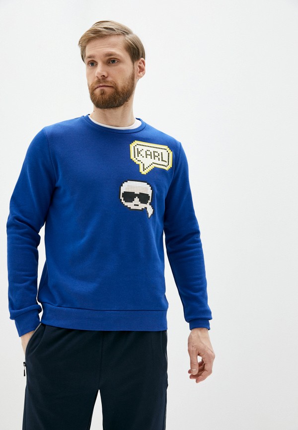 

Свитшот Karl Lagerfeld, Синий, PIXEL CAPSULE