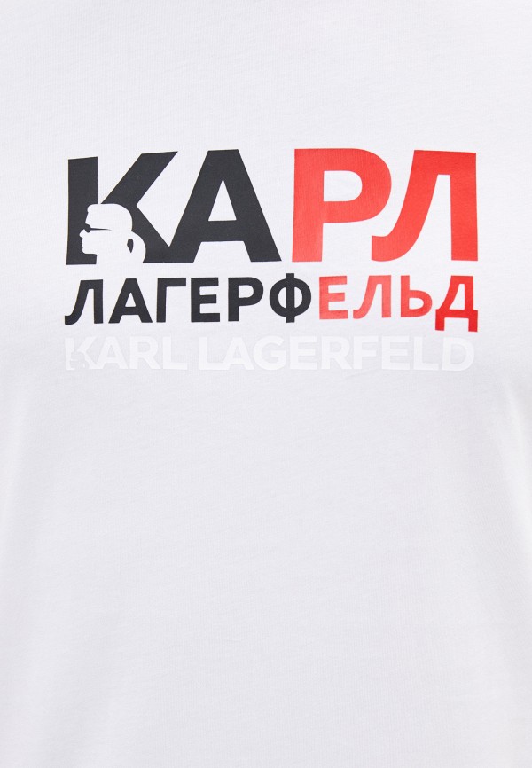 

Футболка Karl Lagerfeld, Белый, Karl Lagerfeld KA025EMIEZI6