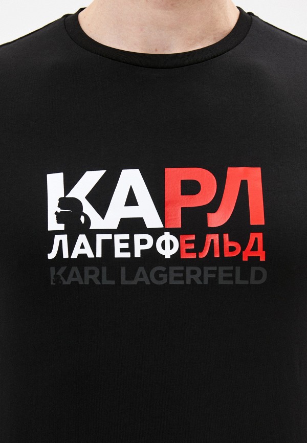 

Футболка Karl Lagerfeld, Черный, Karl Lagerfeld KA025EMIEZI9