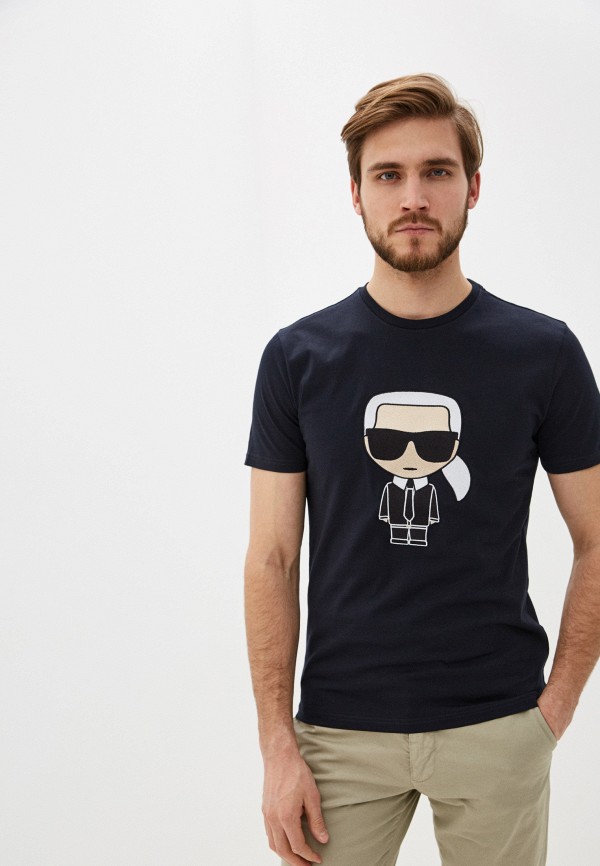 

Футболка Karl Lagerfeld, Синий, Karl Lagerfeld KA025EMIEZO4