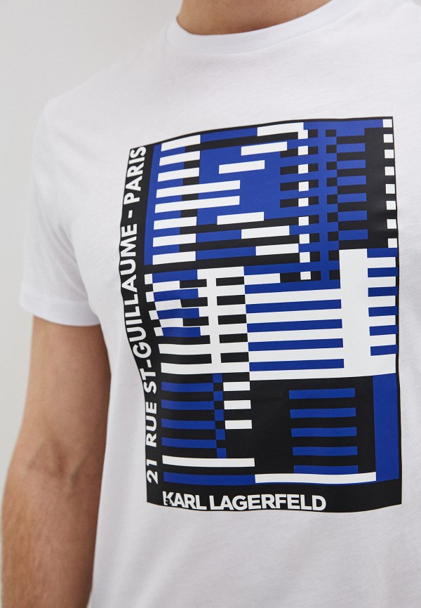 

Футболка Karl Lagerfeld, Белый, Karl Lagerfeld KA025EMIEZP0