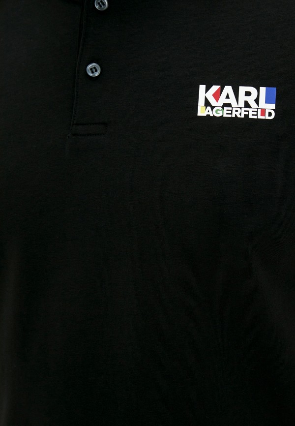 

Поло Karl Lagerfeld, Черный, Karl Lagerfeld KA025EMIEZP9