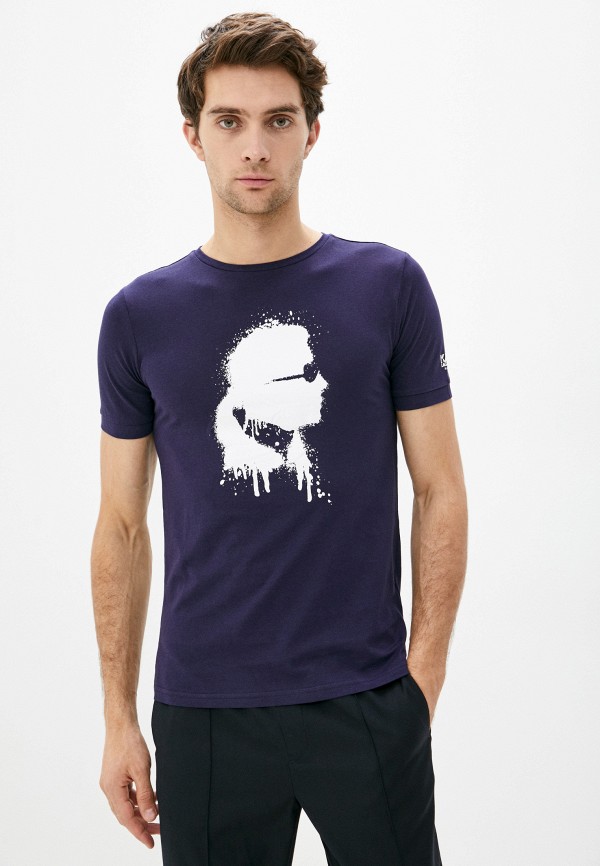 

Футболка Karl Lagerfeld, Фиолетовый