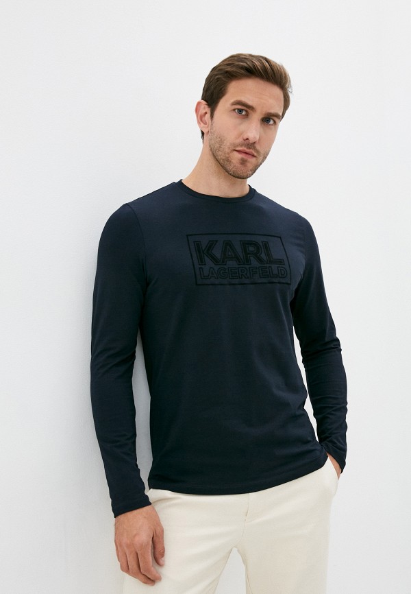 

Лонгслив Karl Lagerfeld, Синий