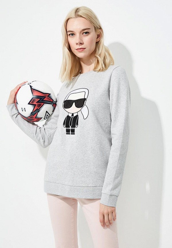 

Свитшот Karl Lagerfeld, Karl Lagerfeld KA025EWBRNV6, Серый