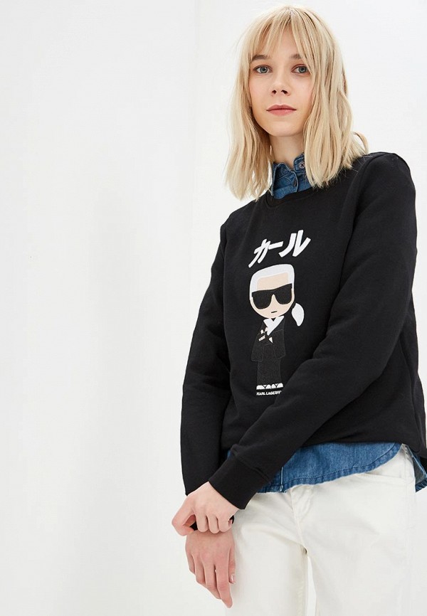 

Свитшот Karl Lagerfeld, Karl Lagerfeld KA025EWDLCF2, Черный