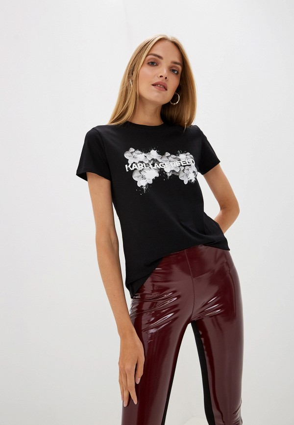 

Футболка Karl Lagerfeld, Karl Lagerfeld KA025EWFRDM4, Черный