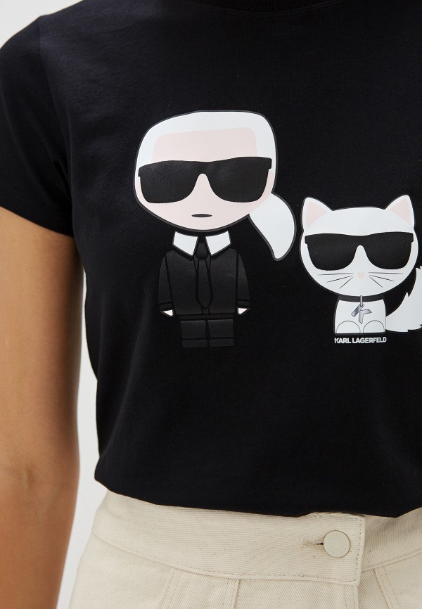 

Футболка Karl Lagerfeld, Karl Lagerfeld KA025EWFRDM7, Черный