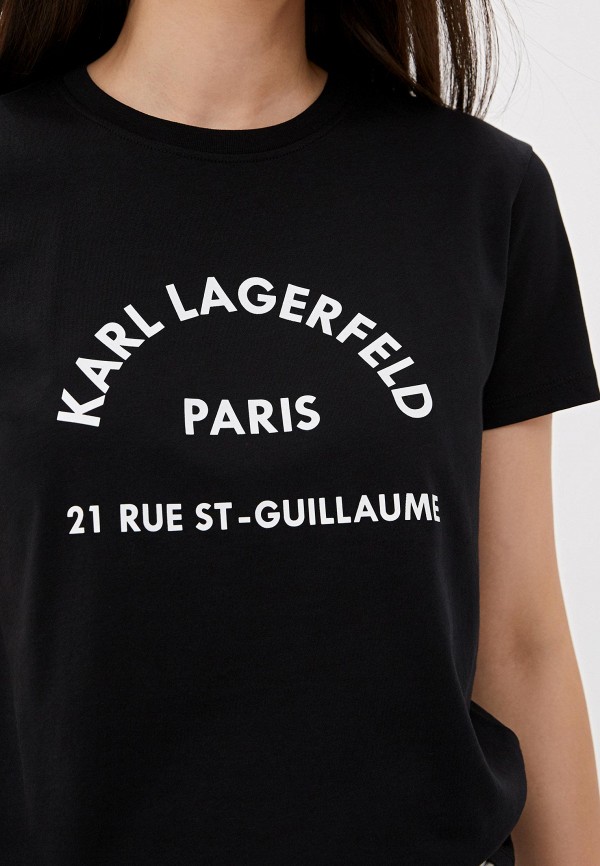 

Футболка Karl Lagerfeld, Karl Lagerfeld KA025EWFRDN6, Черный