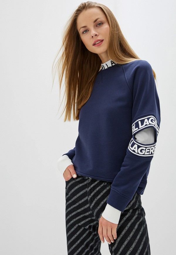 

Свитшот Karl Lagerfeld, Синий, Karl Lagerfeld KA025EWFRDP5