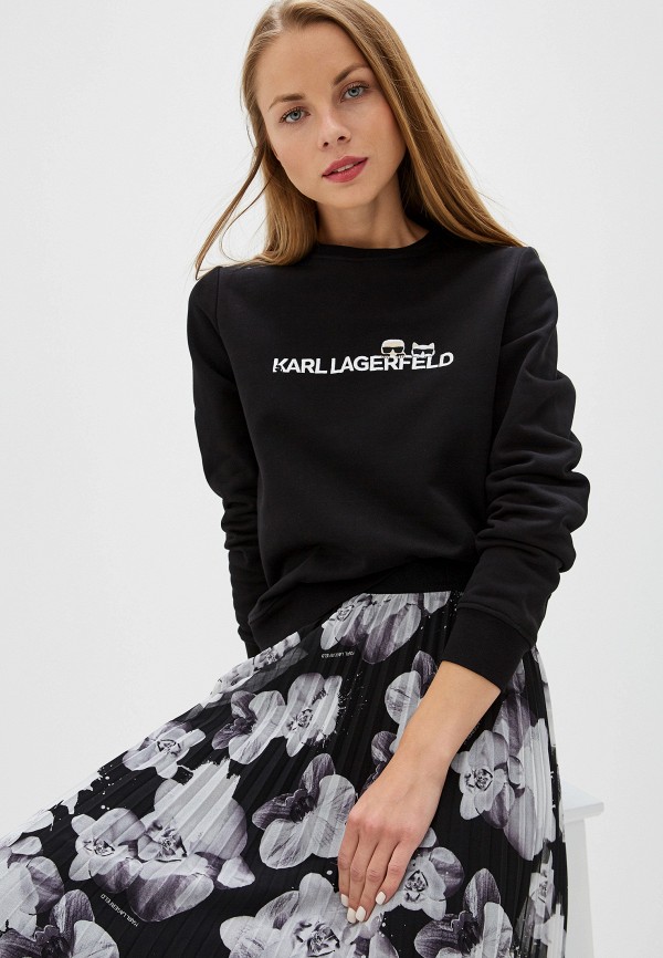 

Свитшот Karl Lagerfeld, Черный, Karl Lagerfeld KA025EWFRDQ0