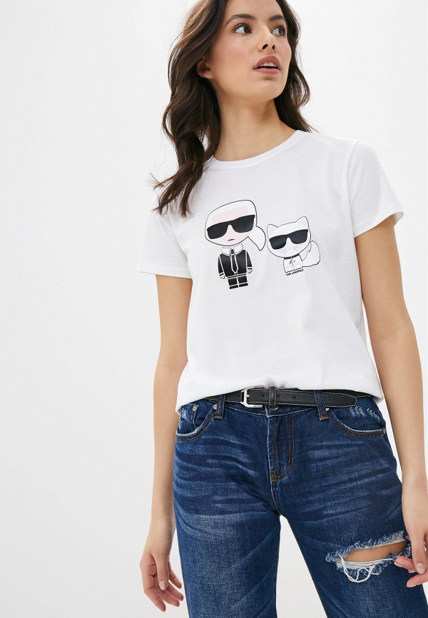 

Футболка Karl Lagerfeld, Белый, IKONIK