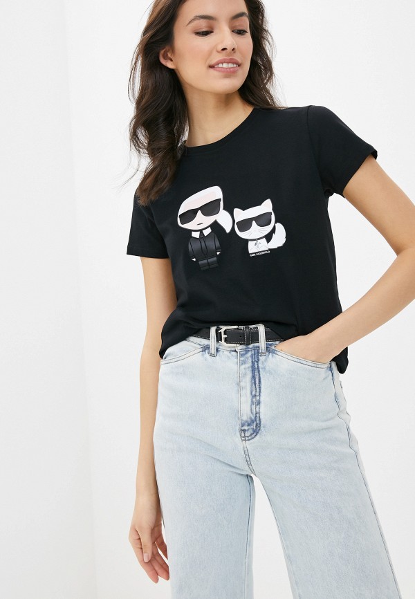 

Футболка Karl Lagerfeld, Черный, IKONIK