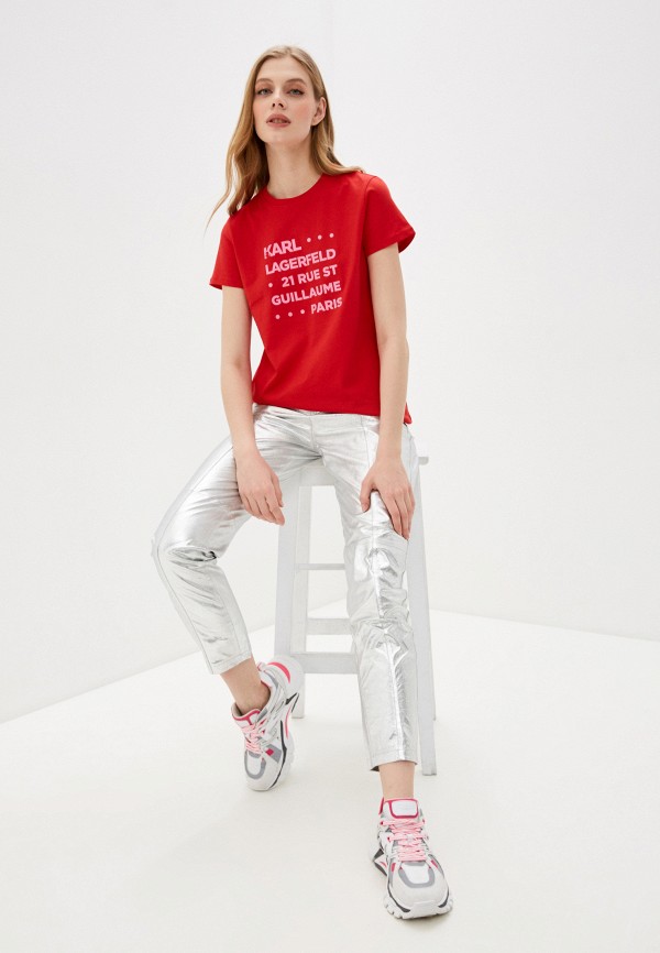 

Футболка Karl Lagerfeld, Красный, Karl Lagerfeld KA025EWHEWP3