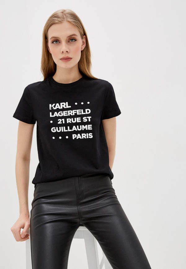 

Футболка Karl Lagerfeld, Черный