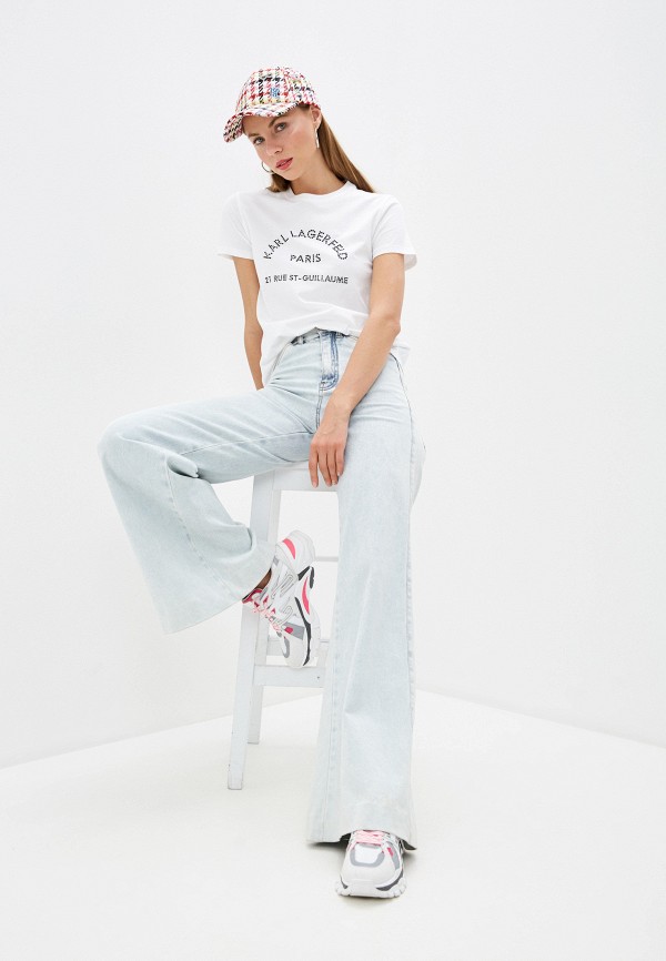

Футболка Karl Lagerfeld, Белый, Karl Lagerfeld KA025EWHEWP9