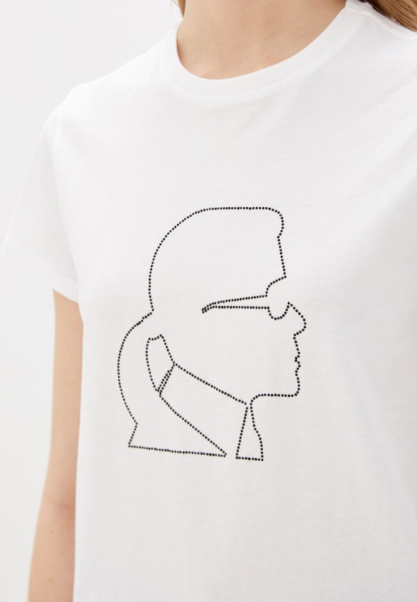 

Футболка Karl Lagerfeld, Белый, Karl Lagerfeld KA025EWHEWR0