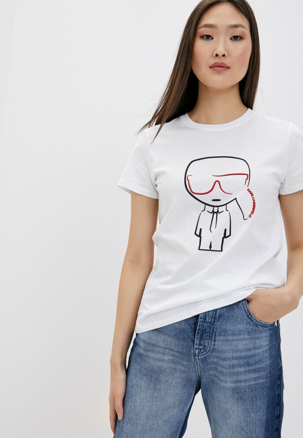 

Футболка Karl Lagerfeld, Белый, IKONIK