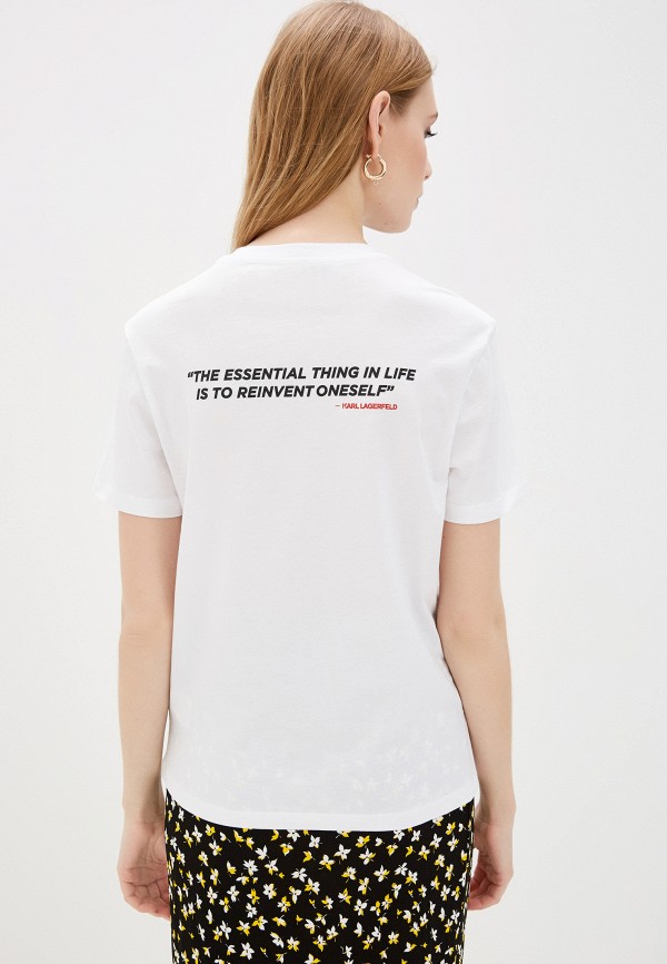 

Футболка Karl Lagerfeld, Белый, Karl Lagerfeld KA025EWIKMW2