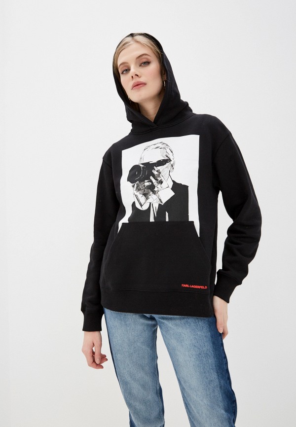 

Худи Karl Lagerfeld, Черный, Karl Lagerfeld KA025EWIKMW5