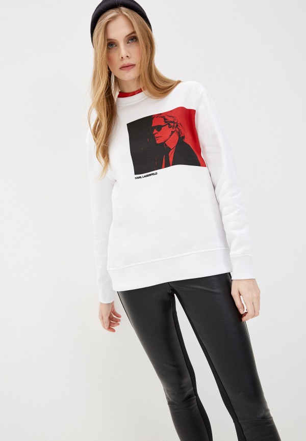 

Свитшот Karl Lagerfeld, Белый, KARL LEGEND