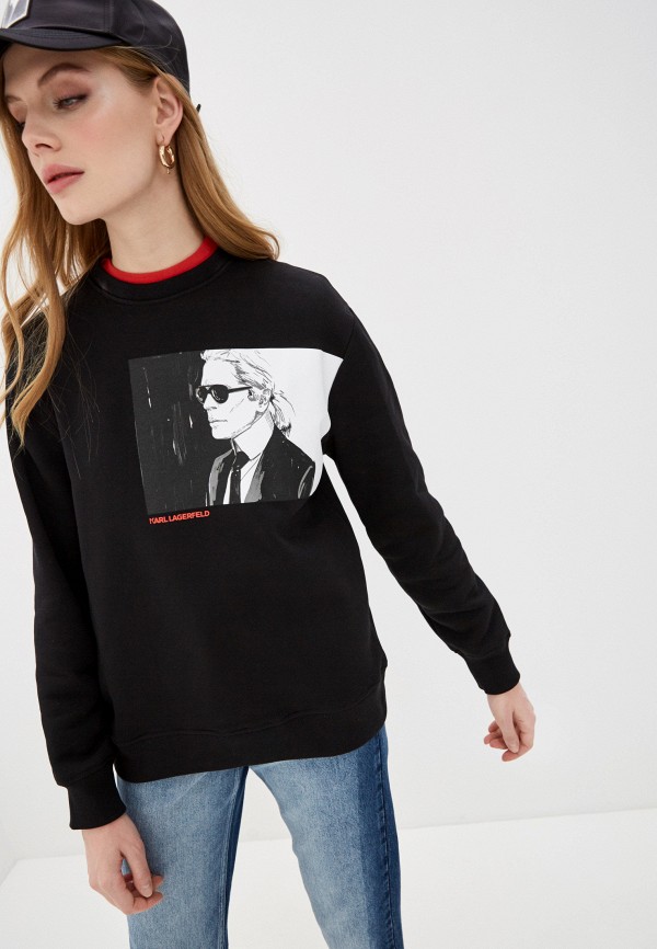 

Свитшот Karl Lagerfeld, Черный, KARL LEGEND