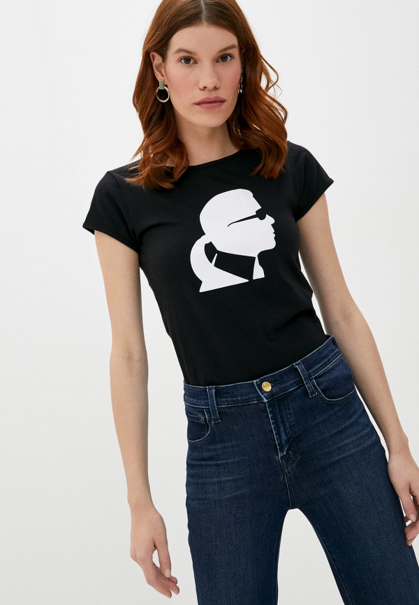 

Футболка Karl Lagerfeld, Черный, Karl Lagerfeld KA025EWJQXX9