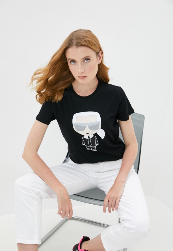 

Футболка Karl Lagerfeld, Черный, IKONIK