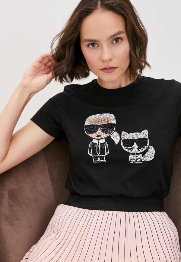 

Футболка Karl Lagerfeld, Черный, IKONIK