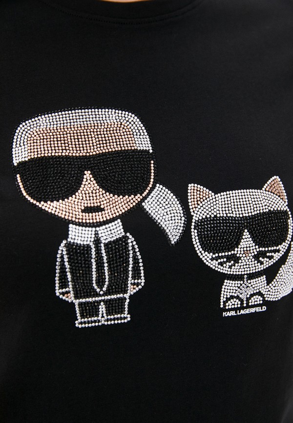 

Футболка Karl Lagerfeld, Черный, Karl Lagerfeld KA025EWJSJP7