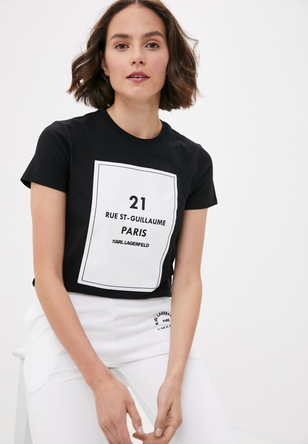 

Футболка Karl Lagerfeld, Черный, Karl Lagerfeld KA025EWJSJP9